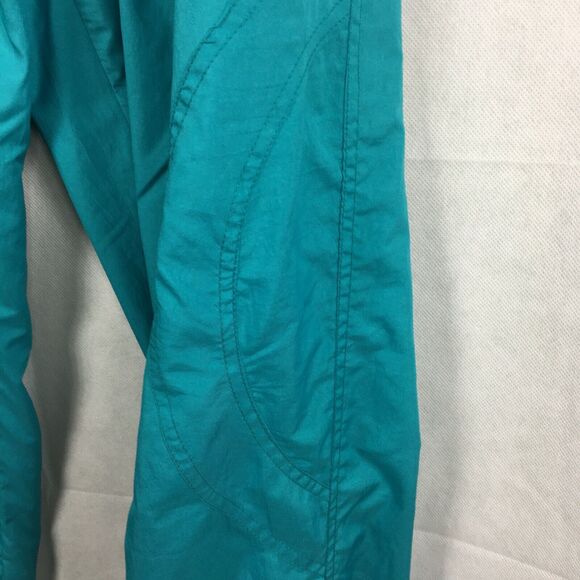 Ellesse Pants Unisex Sz 18W/42M Vintage Blue Lined Windbreaker Jogger Track - Picture 4 of 12